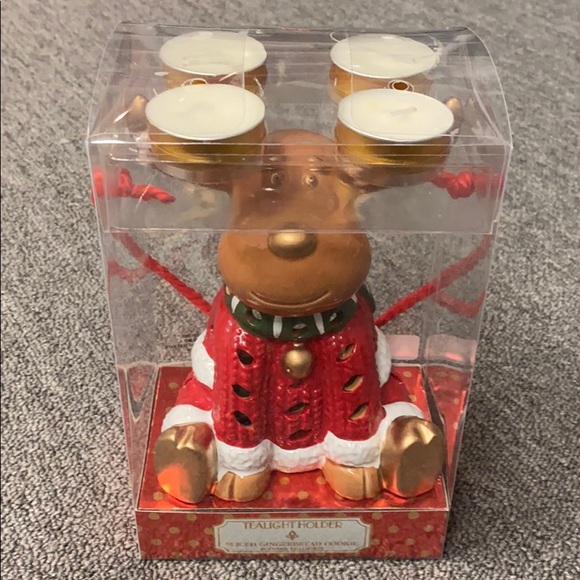 Christmas Tealight Ceramic Holder